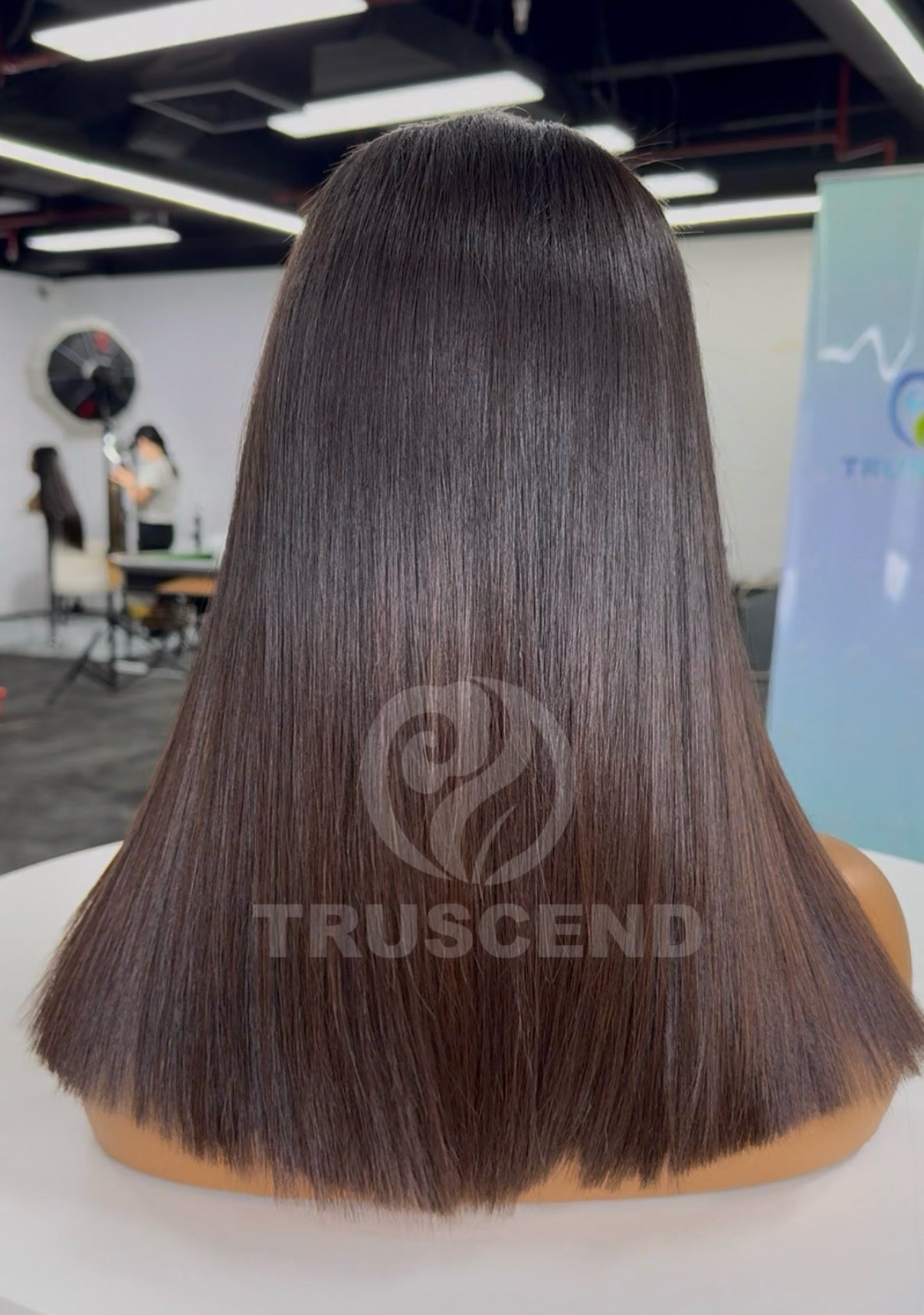 Raw Bone Straight BOB Wig Natural Ombre Brown
